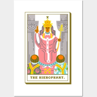 V - The Hierophant - Tarot Card Posters and Art